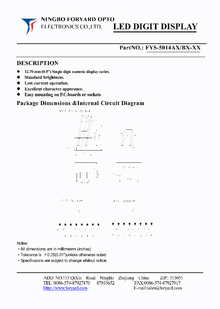 FYS-5014BX_4139255.PDF Datasheet