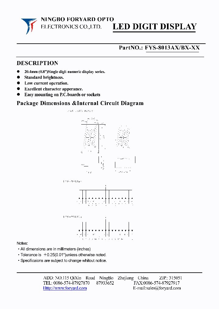 FYS-8013BX-0_4139430.PDF Datasheet