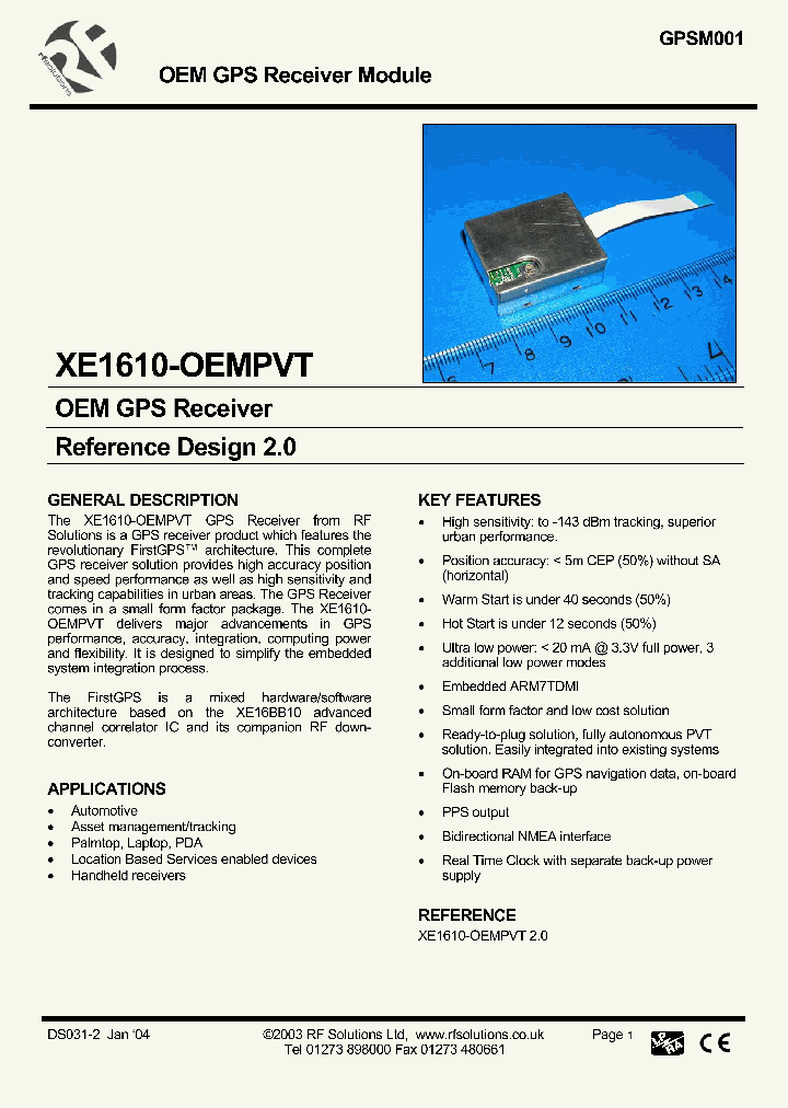 GPSM001_4145130.PDF Datasheet
