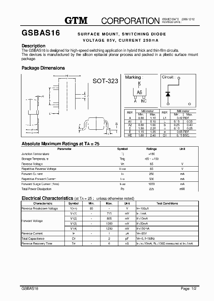 GSBAS16_4102158.PDF Datasheet