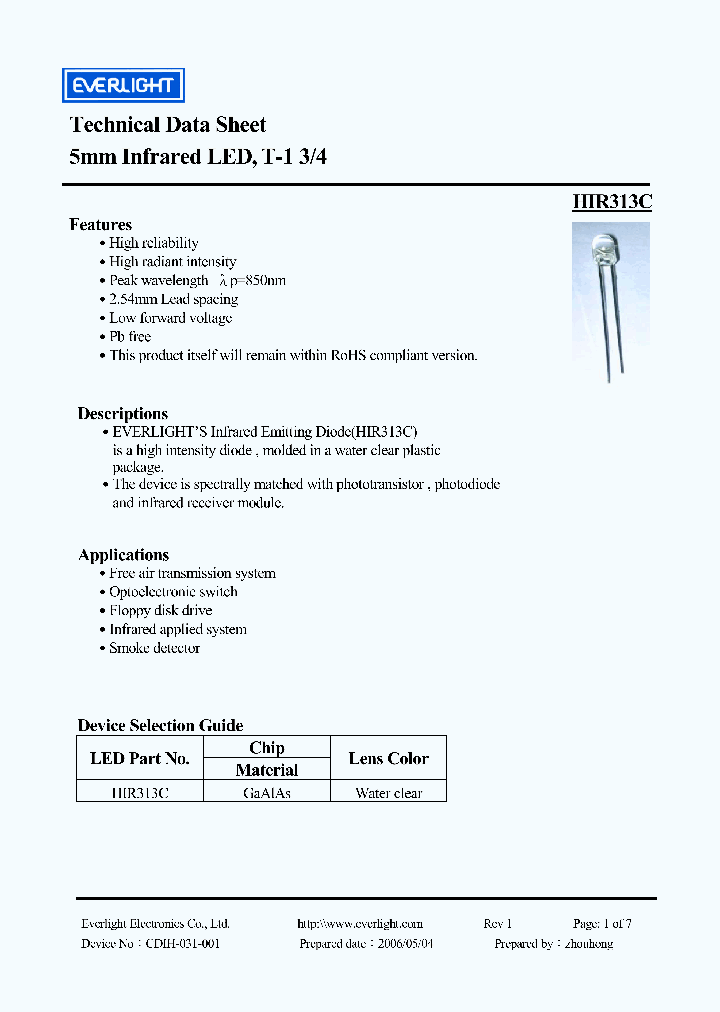 HIR313C_4150011.PDF Datasheet