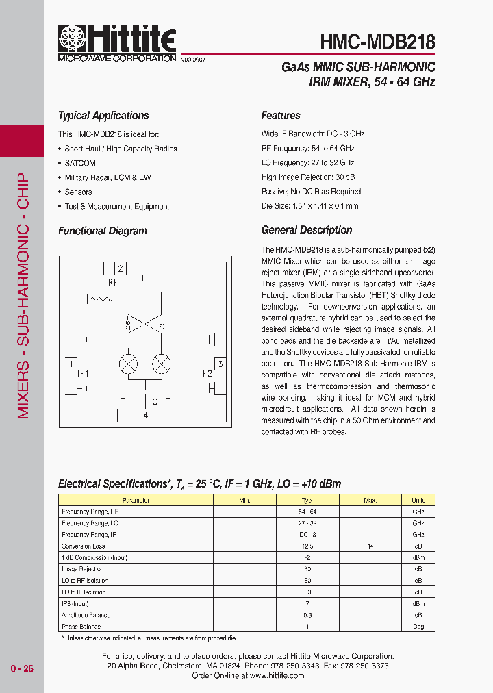 HMC-MDB218_4128550.PDF Datasheet