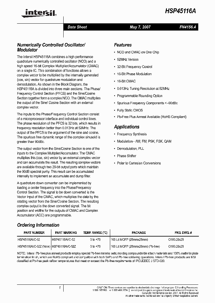 HSP45116A07_4138937.PDF Datasheet