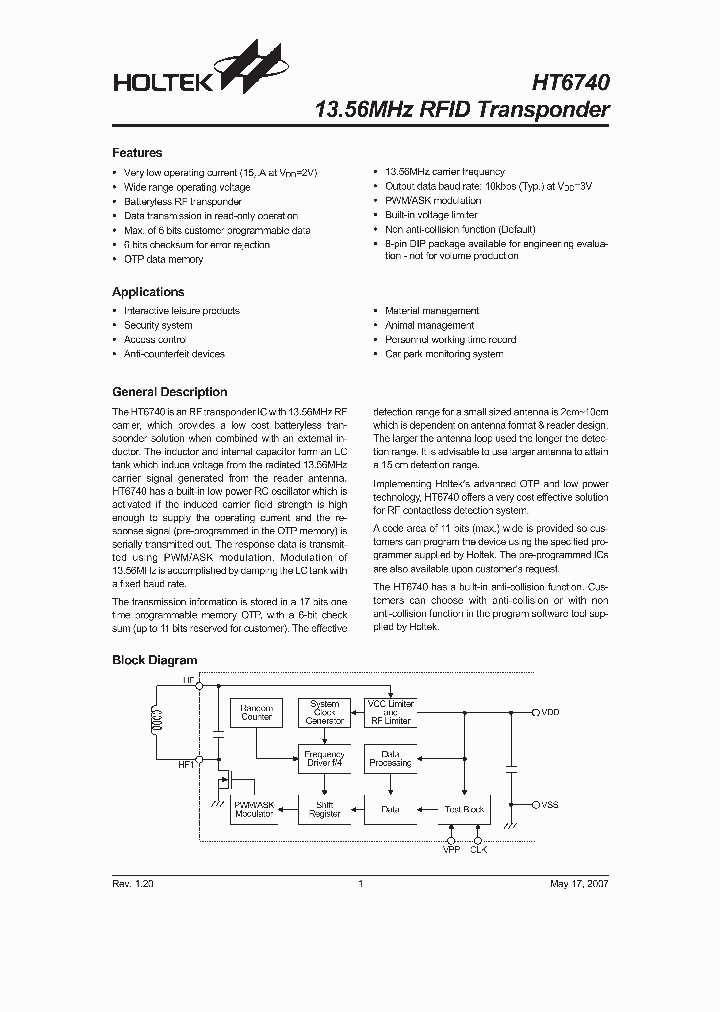 HT674007_4123458.PDF Datasheet