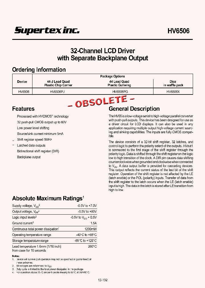 HV6506PG_4109700.PDF Datasheet