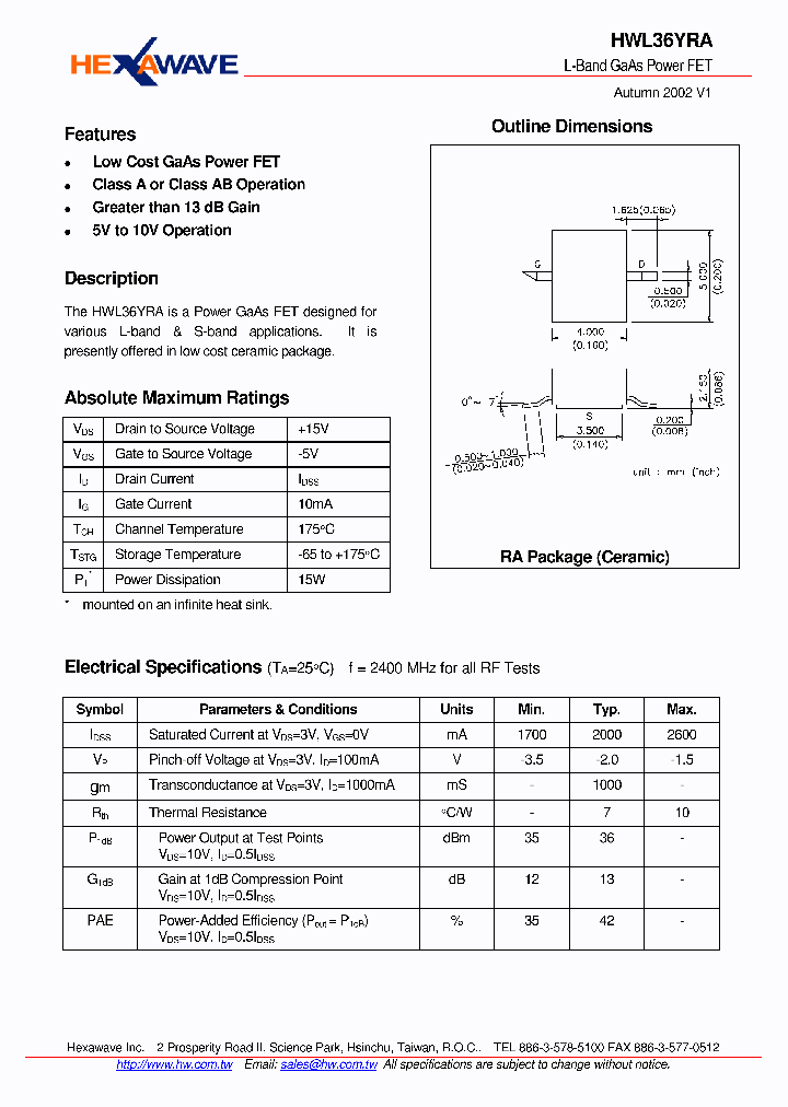 HWL36YRA_4140505.PDF Datasheet