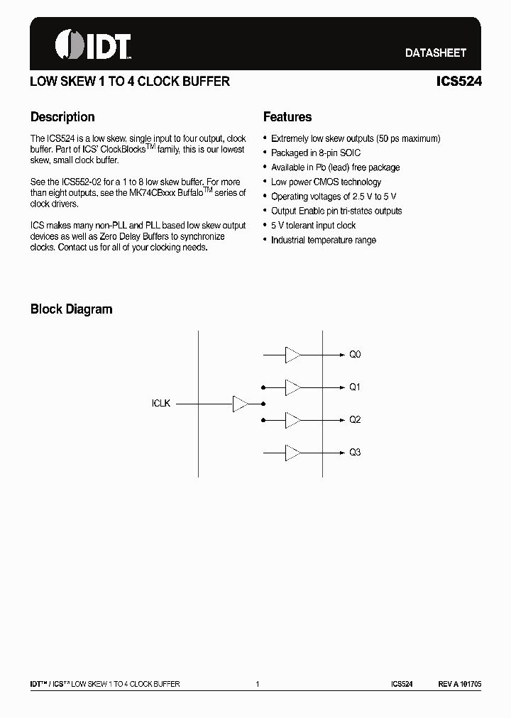 ICS524_4147221.PDF Datasheet