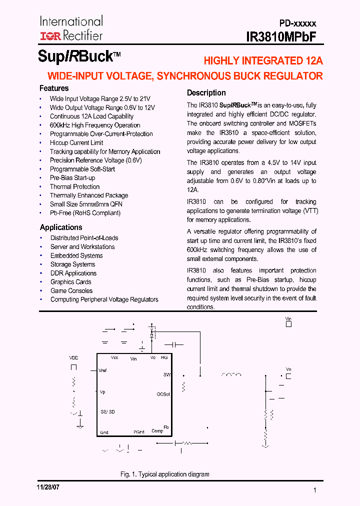 IR3810MPBF_4107145.PDF Datasheet