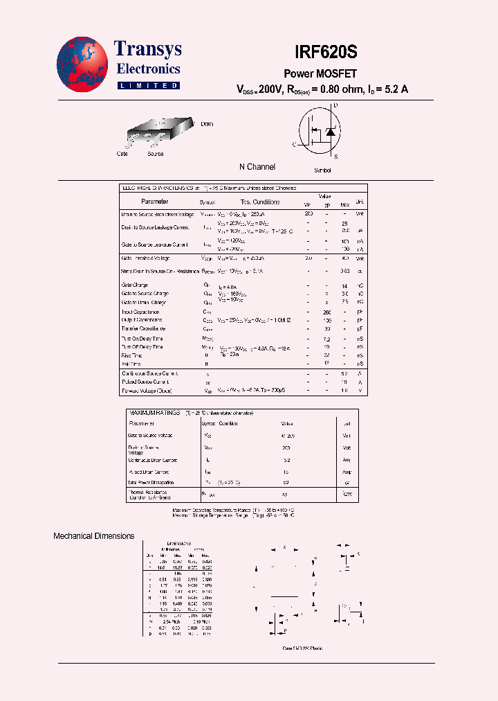 IRF620S_4107039.PDF Datasheet
