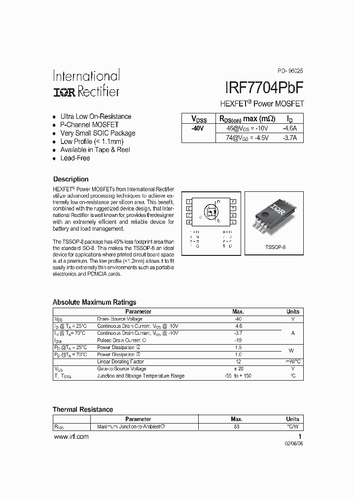 IRF7704PBF_4120372.PDF Datasheet