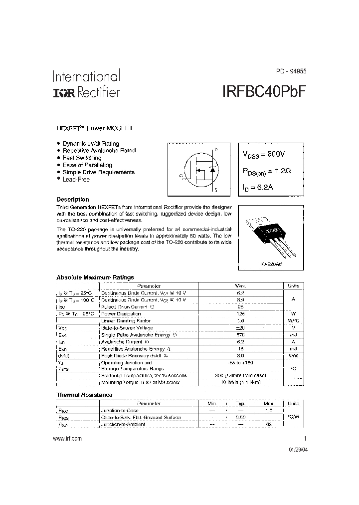 IRFBC40PBF_4110145.PDF Datasheet