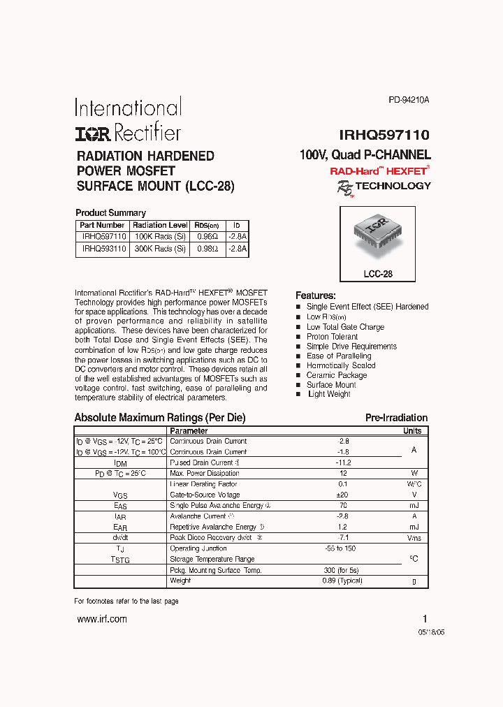 IRHQ593110_4136447.PDF Datasheet