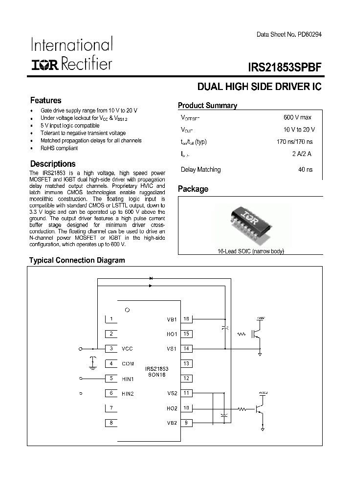 IRS21853SPBF_4127633.PDF Datasheet