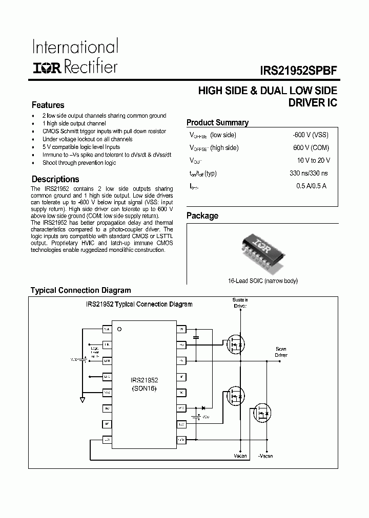 IRS21952STRPBF_4127631.PDF Datasheet