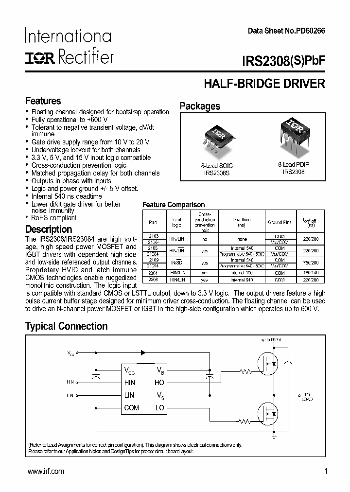 IRS2308_4127629.PDF Datasheet