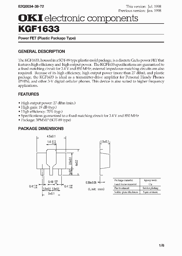KGF1633_4136440.PDF Datasheet