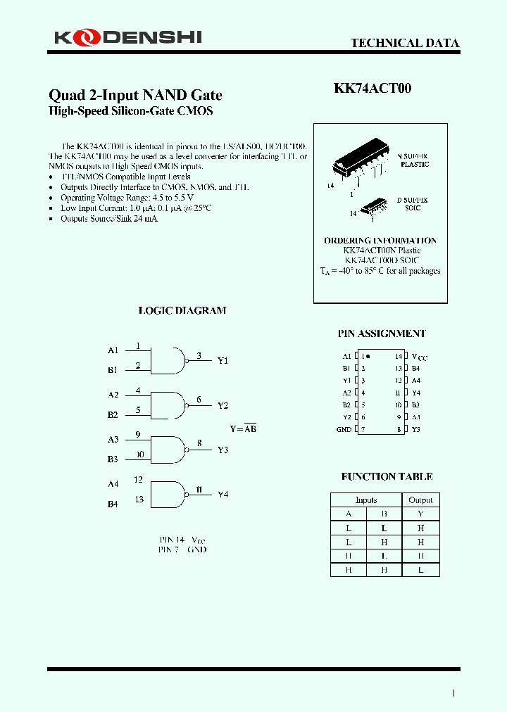 KK74ACT00_4157204.PDF Datasheet