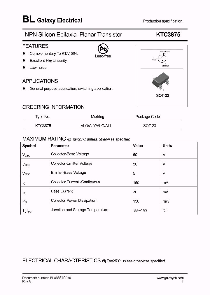 KTC3875_4155955.PDF Datasheet