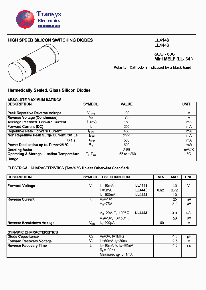 LL4148_4106494.PDF Datasheet