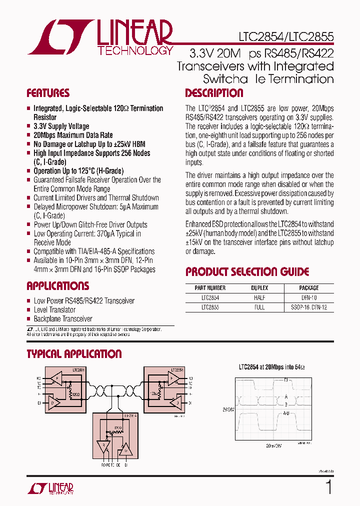 LTC2854IDDPBF_4131830.PDF Datasheet