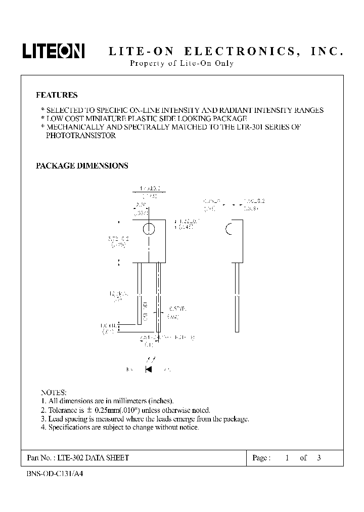 LTE-302_4112998.PDF Datasheet
