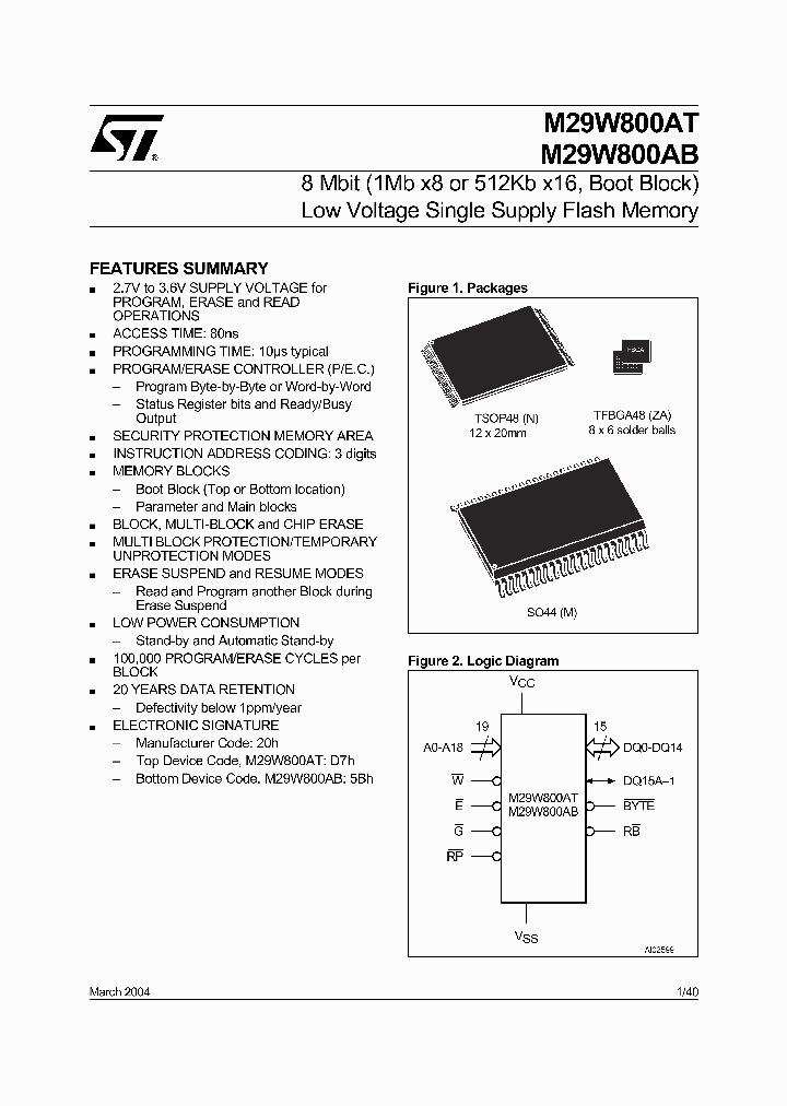 M29W800AT04_4131466.PDF Datasheet