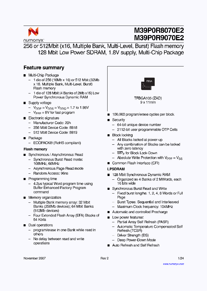M39P0R8070E2_4151327.PDF Datasheet