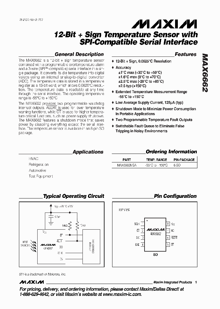 MAX6662MSA_4128542.PDF Datasheet