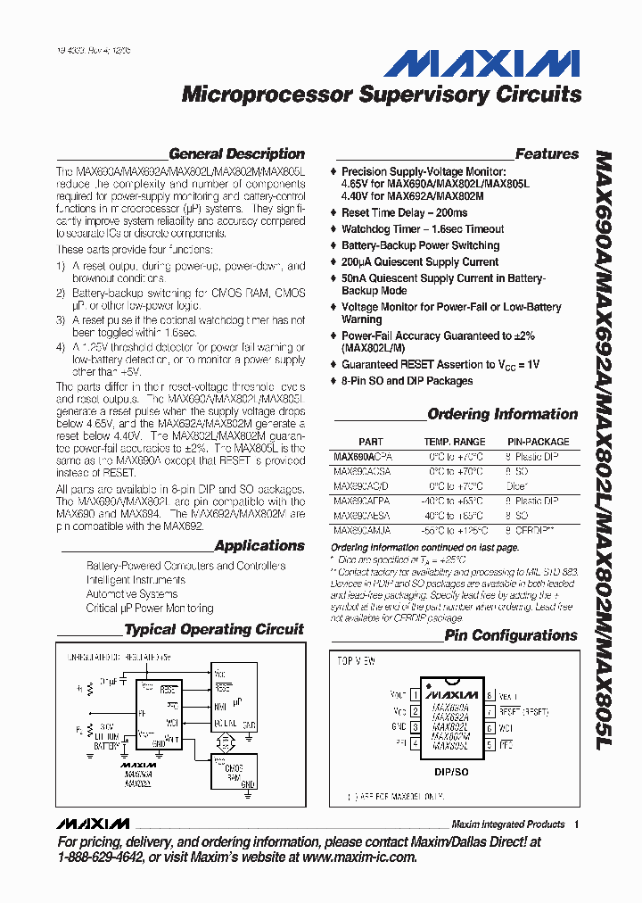 MAX690A_4161591.PDF Datasheet