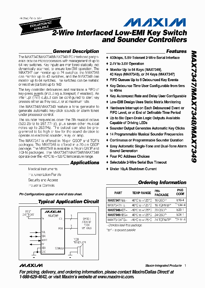 MAX7347AEE_4127584.PDF Datasheet