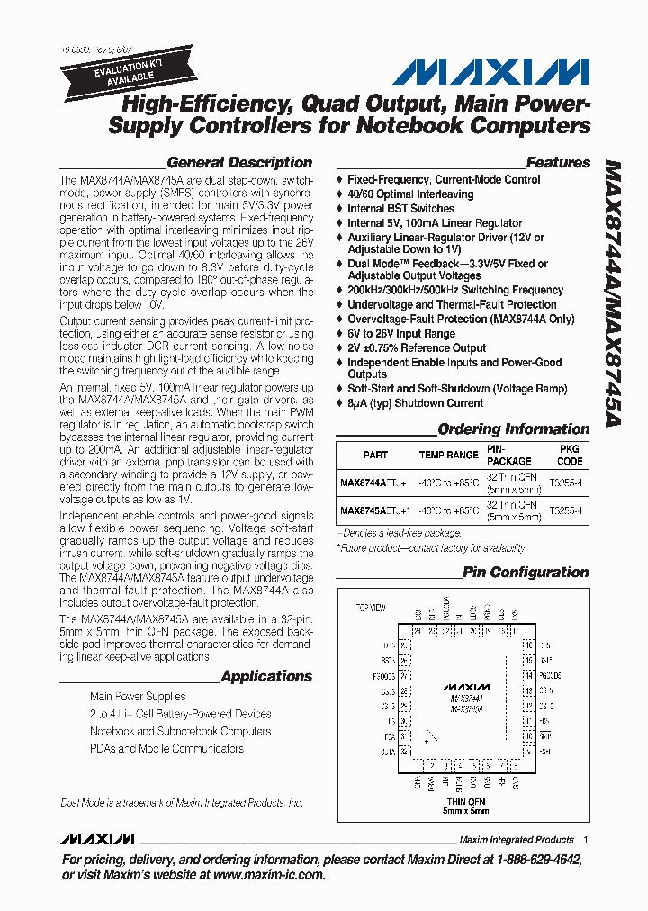 MAX8745AETJ_4127808.PDF Datasheet