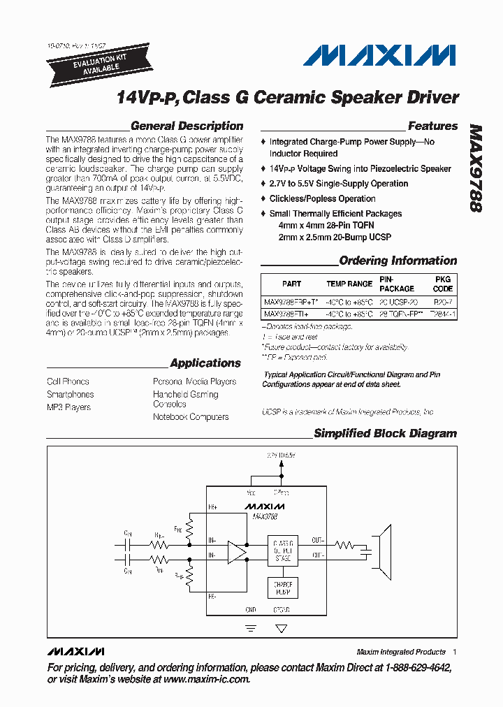 MAX9788EBPT_4121672.PDF Datasheet