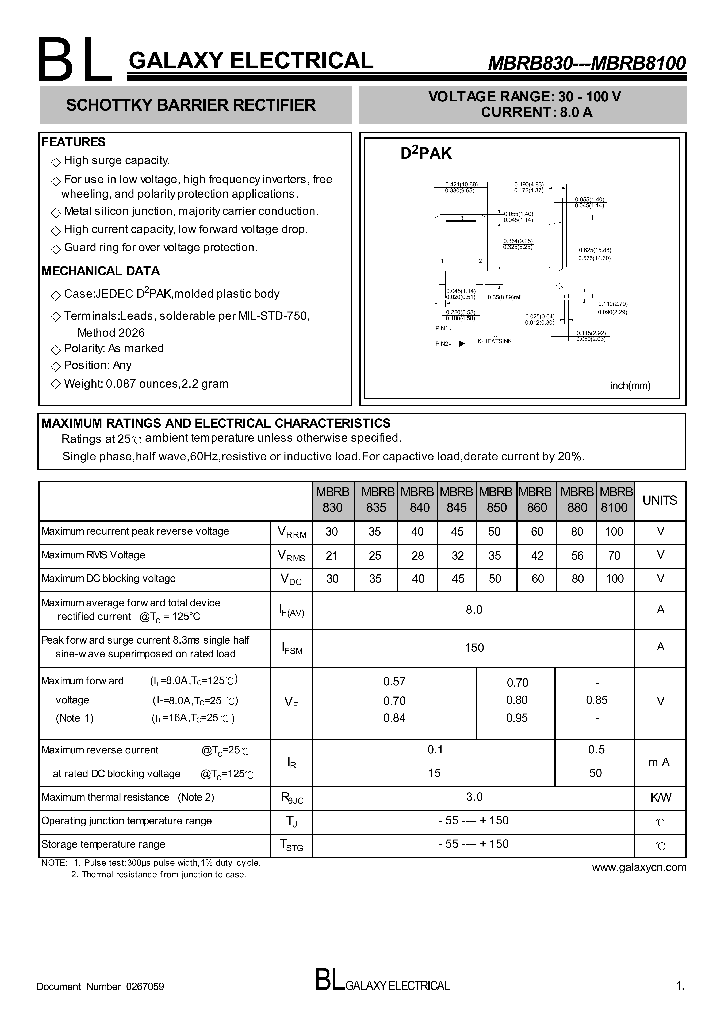 MBRB840_4139753.PDF Datasheet