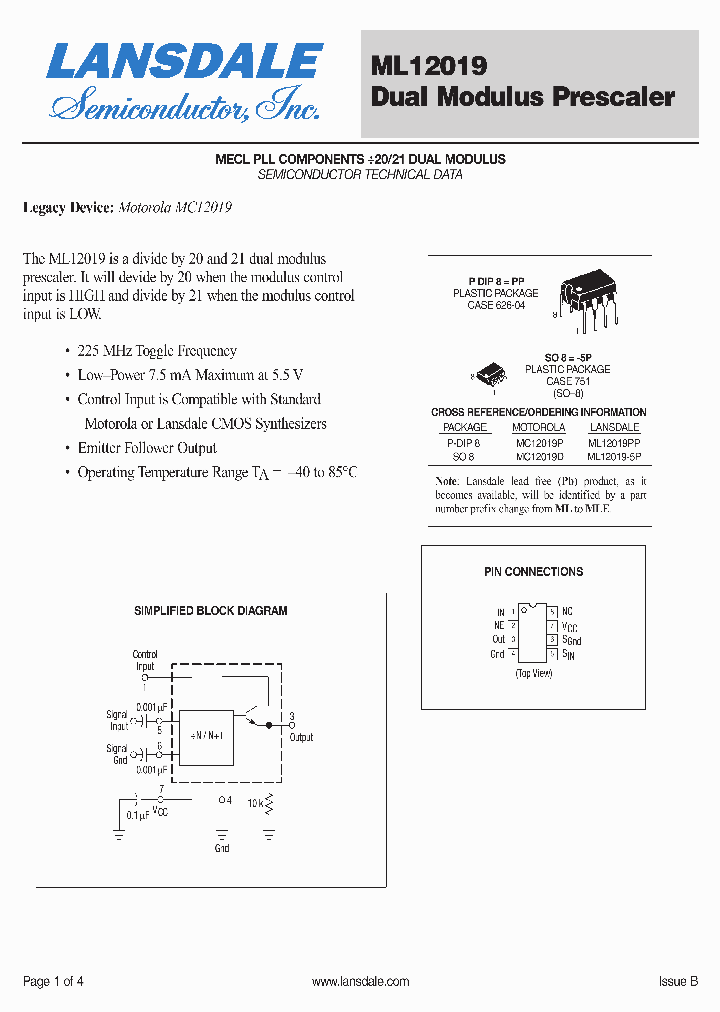 ML12019PP_4122255.PDF Datasheet
