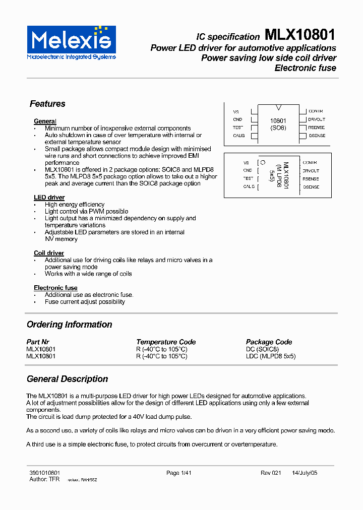 MLX10801_4141784.PDF Datasheet