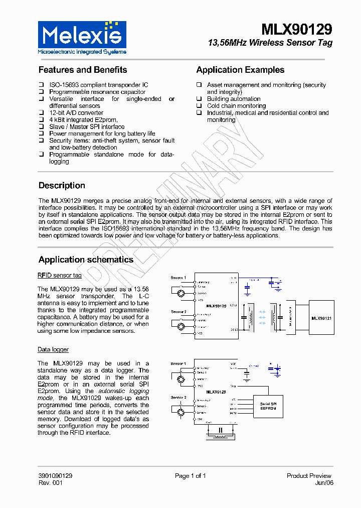 MLX90129_4141773.PDF Datasheet