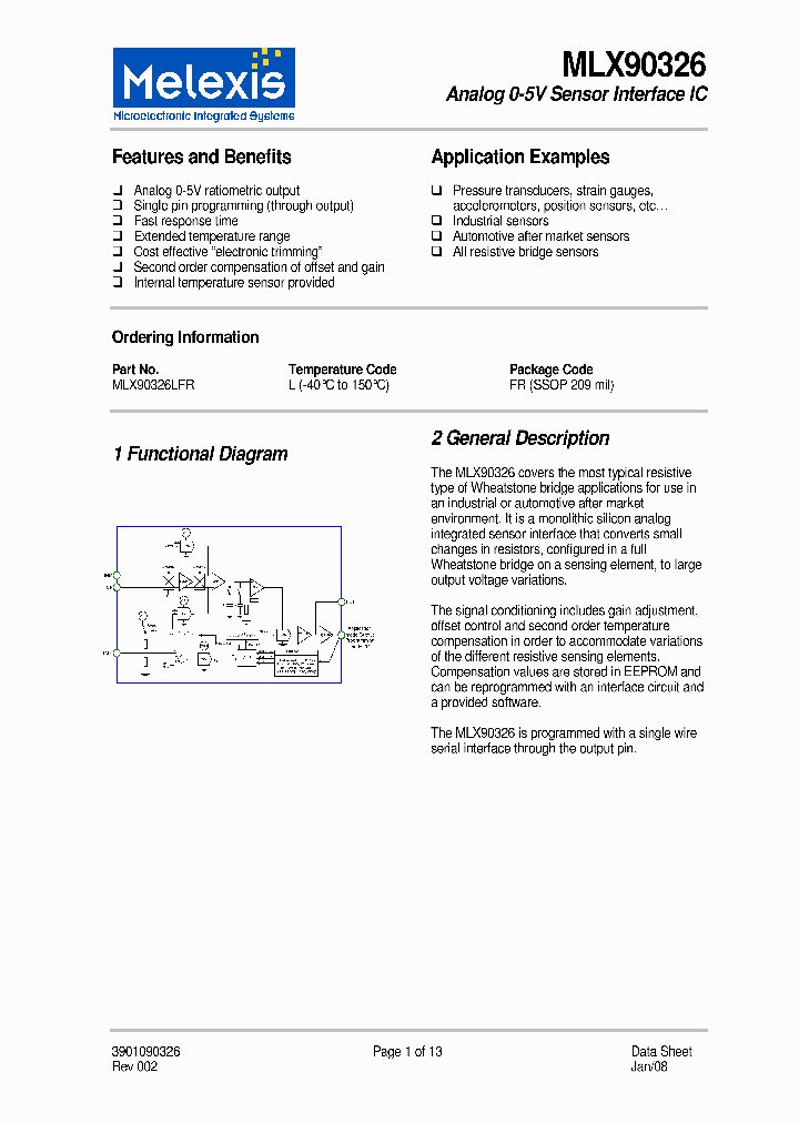 MLX90326LFR_4141765.PDF Datasheet