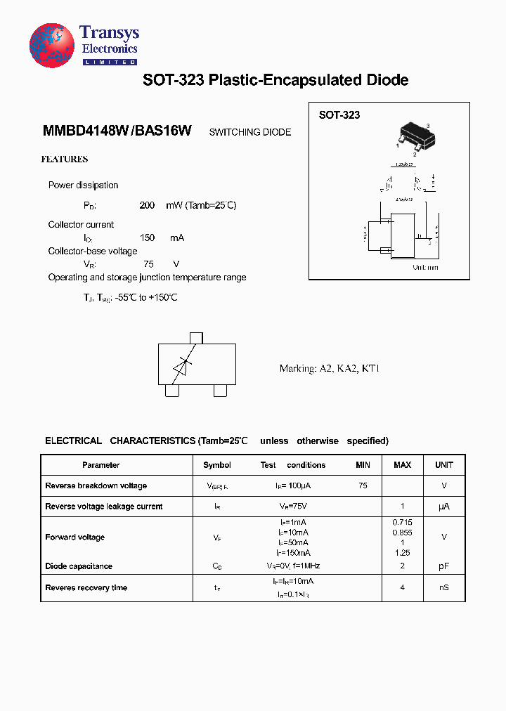 MMBD4148W_4113436.PDF Datasheet