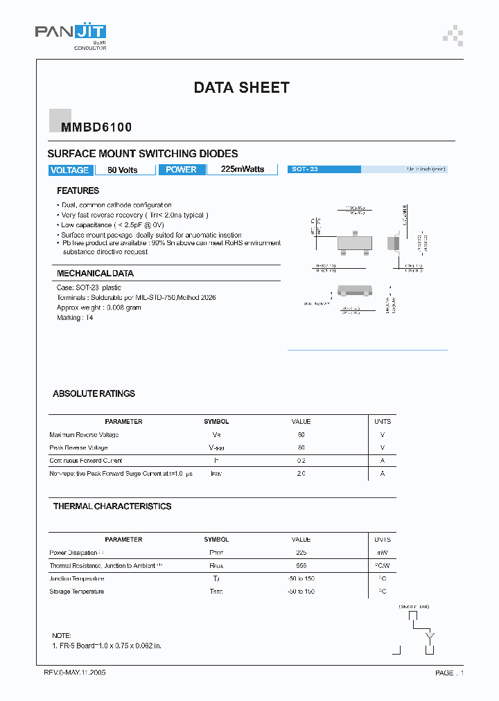 MMBD6100_4108594.PDF Datasheet