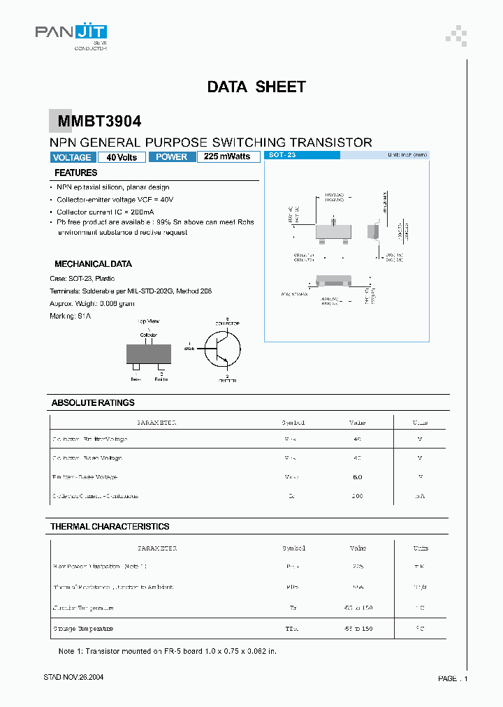 MMBT3904_4101779.PDF Datasheet