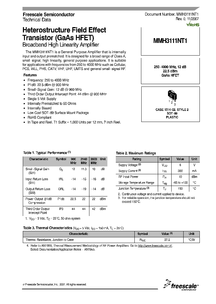 MMH3111NT1_4127571.PDF Datasheet