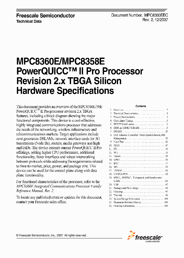 MPC8358ETVVADDEA_4115955.PDF Datasheet