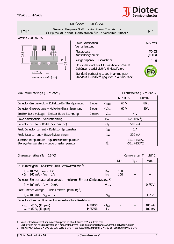 MPSA56_4140573.PDF Datasheet