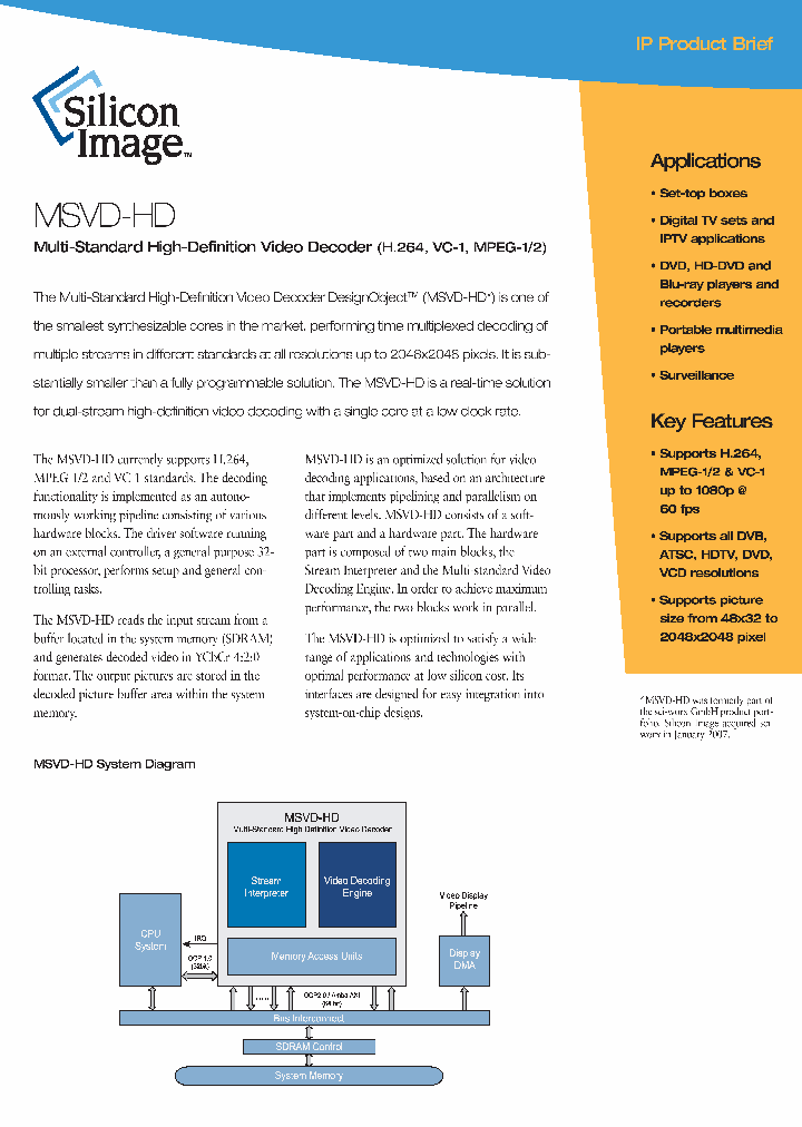 MSVD-HD_4130638.PDF Datasheet
