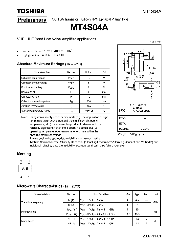 MT4S04A07_4125496.PDF Datasheet