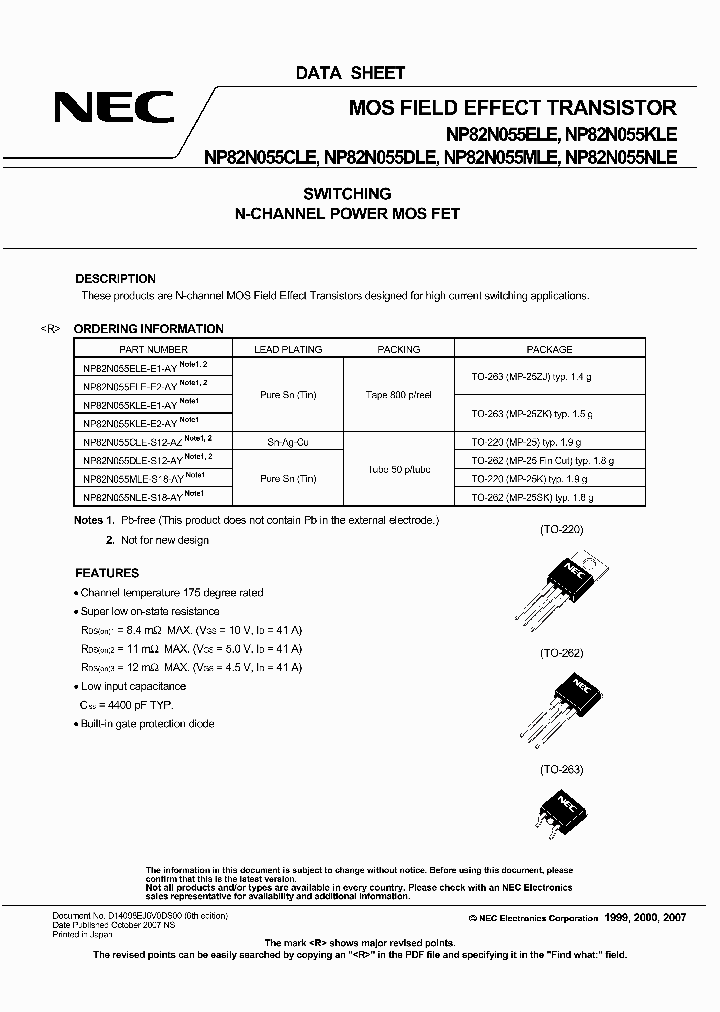 NP82N055KLE_4132015.PDF Datasheet