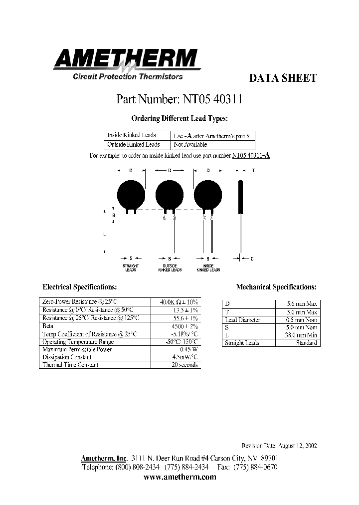 NT0540311_4134833.PDF Datasheet