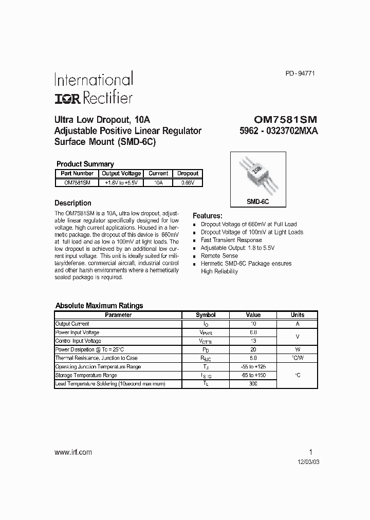 OM7581SM_4128358.PDF Datasheet