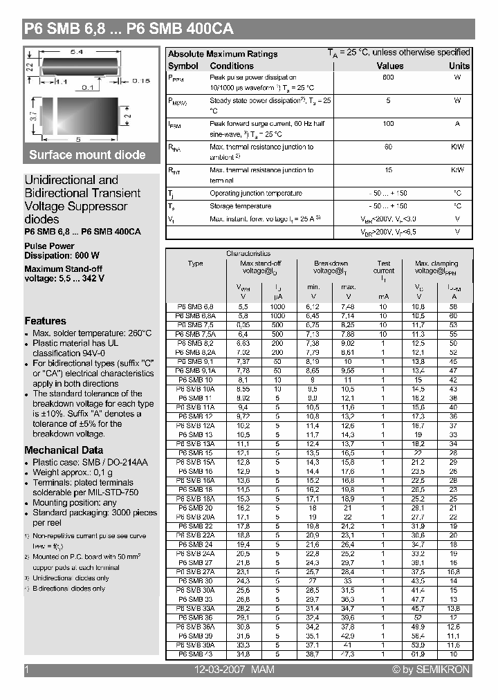 P6SMB6_4146202.PDF Datasheet