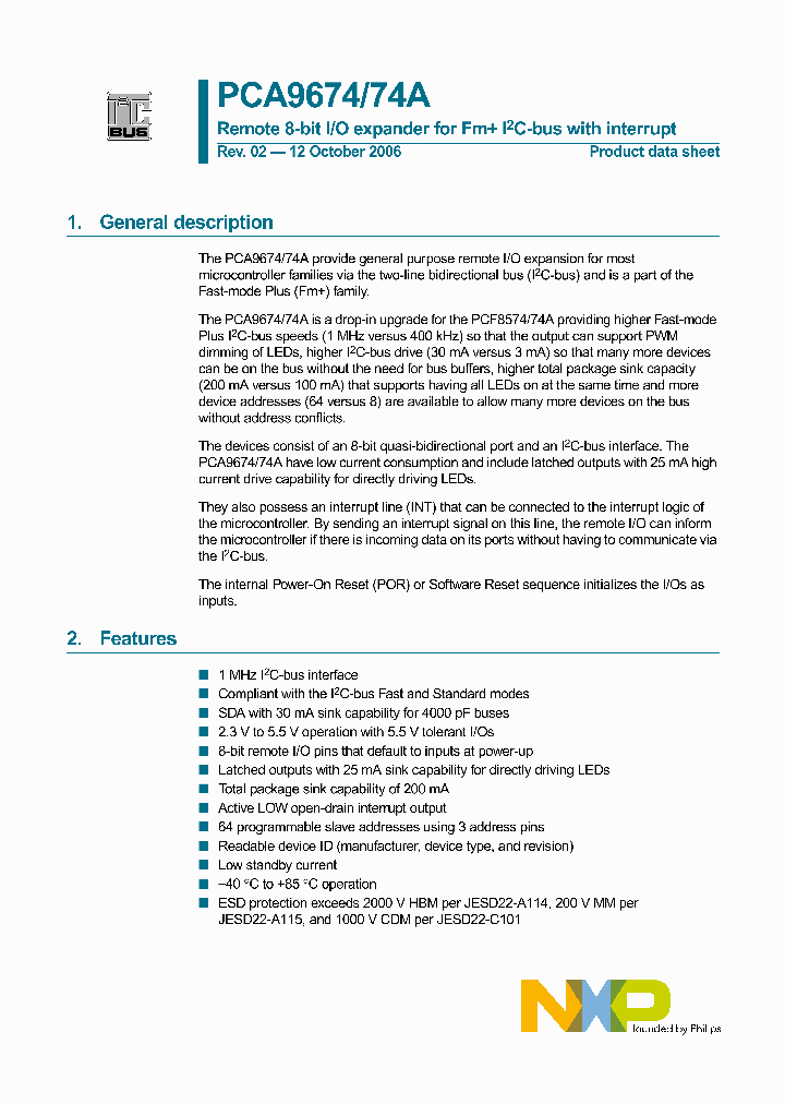 PCA9674_4099516.PDF Datasheet